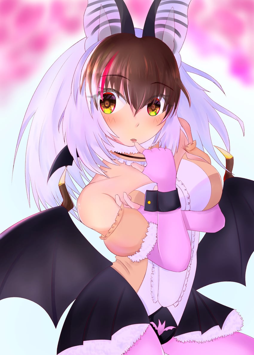 brown long-eared bat (kemono friends and 1 more) drawn by nekomimi_illust
