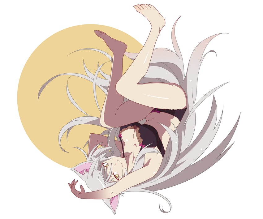 hanekawa tsubasa and black hanekawa (monogatari and 2 more) drawn by fooring