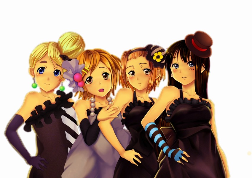 akiyama mio, hirasawa yui, tainaka ritsu, and kotobuki tsumugi (k-on!) drawn by cruizer