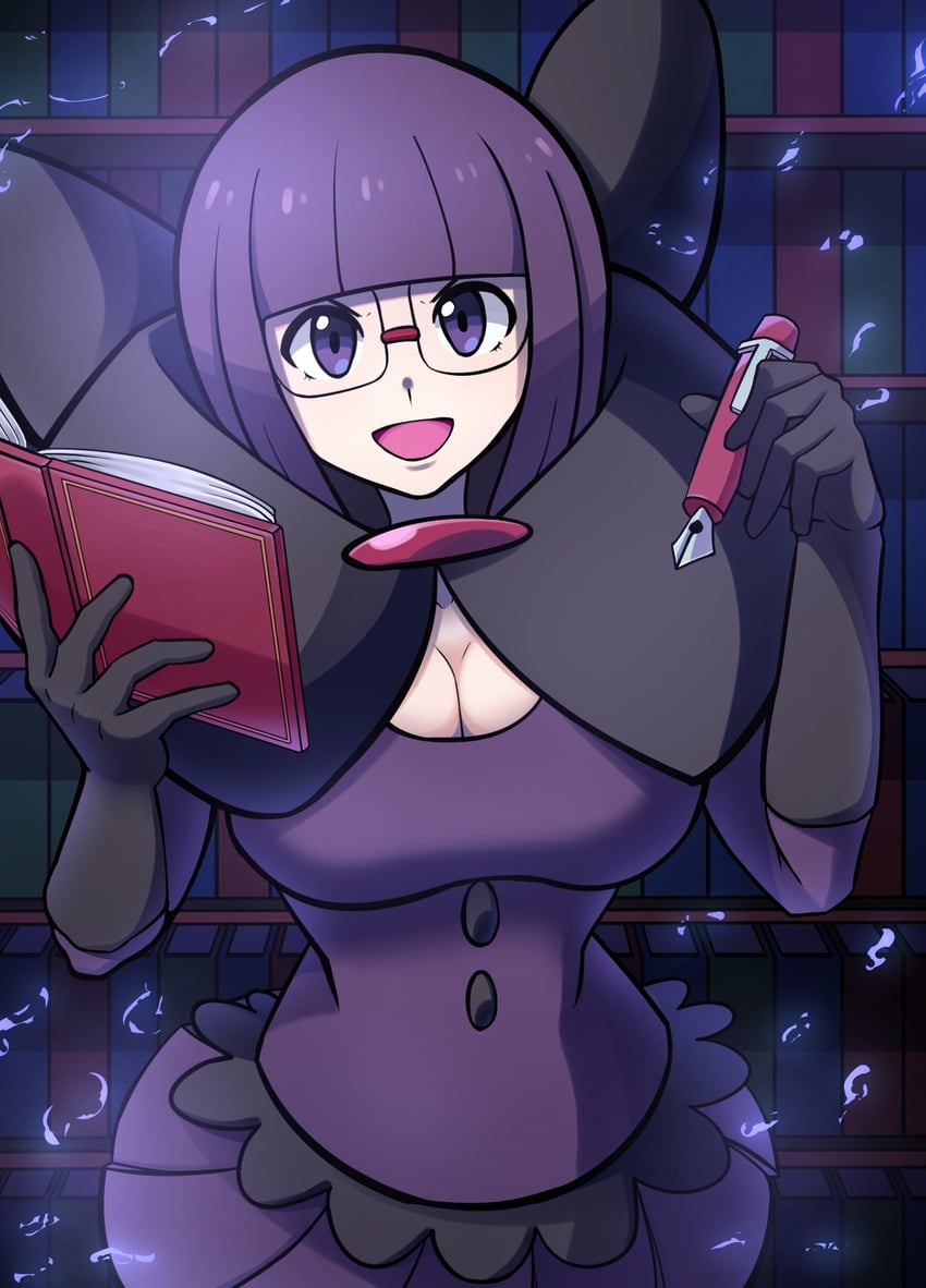 shauntal (pokemon and 1 more) drawn by doku_yanagi