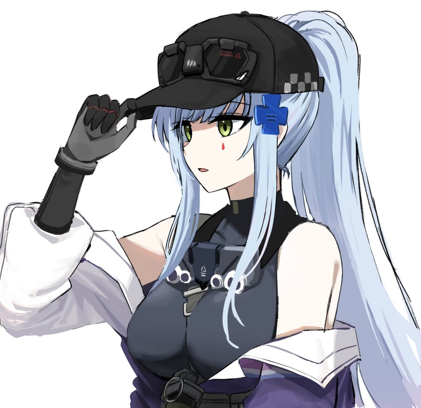 hk416 and klukai (girls' frontline and 1 more) drawn by lix_(iroiro3843)