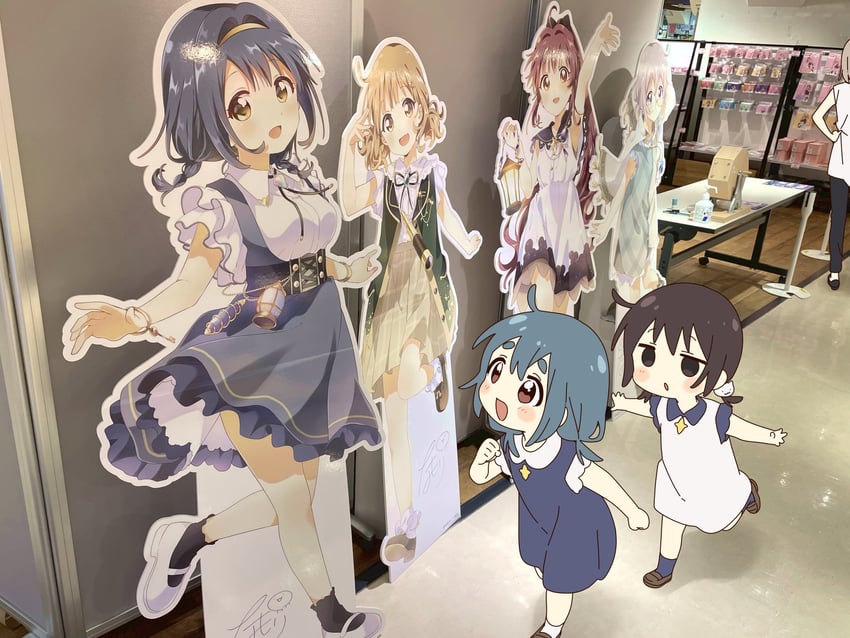oomuro sakurako, furutani himawari, sugiura ayano, ikeda chitose, furutani kaede, and 2 more (yuruyuri) drawn by namori