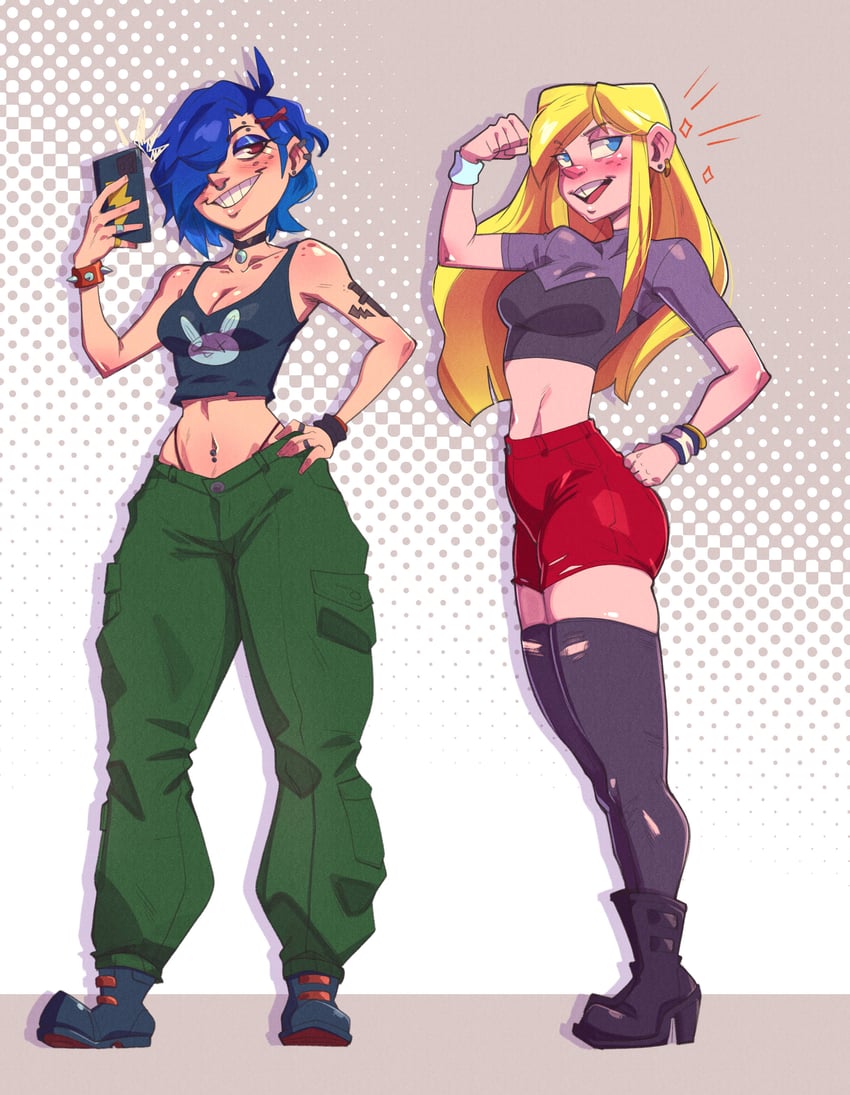 marie kanker and may kanker (ed edd n eddy) drawn by mrdeathcat