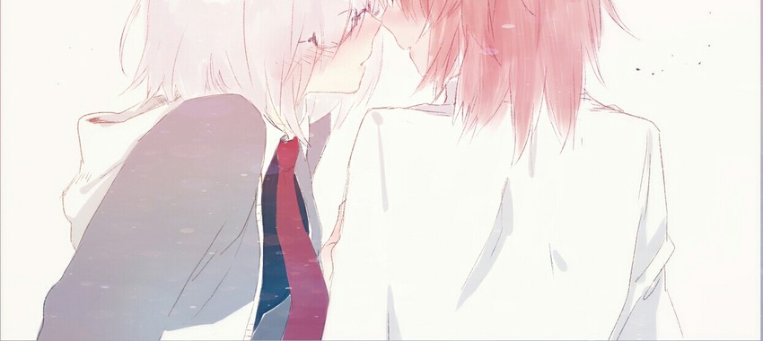 mash kyrielight and fujimaru ritsuka (fate and 1 more) drawn by hari_i