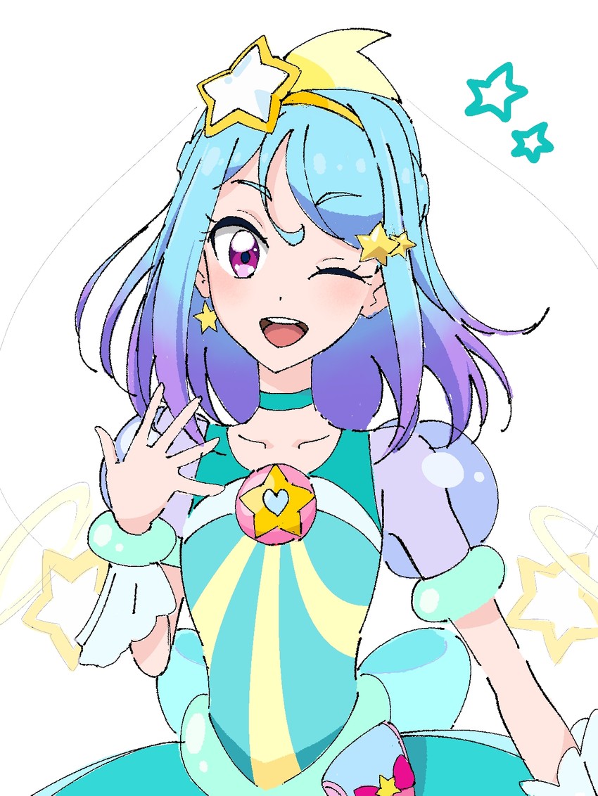 cure milky and minato mio (precure and 3 more) drawn by kaoryu-kun