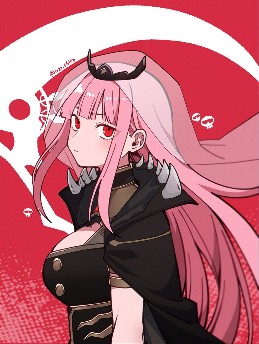 mori calliope and death-sensei (hololive and 1 more) drawn by 021_shiro