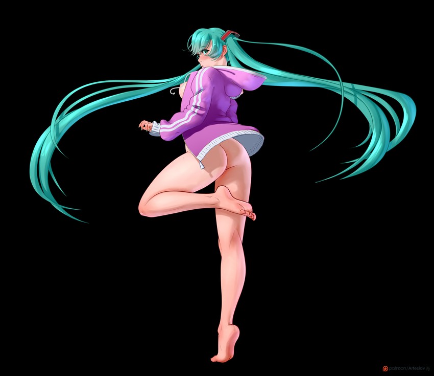hatsune miku (vocaloid) drawn by arteslav