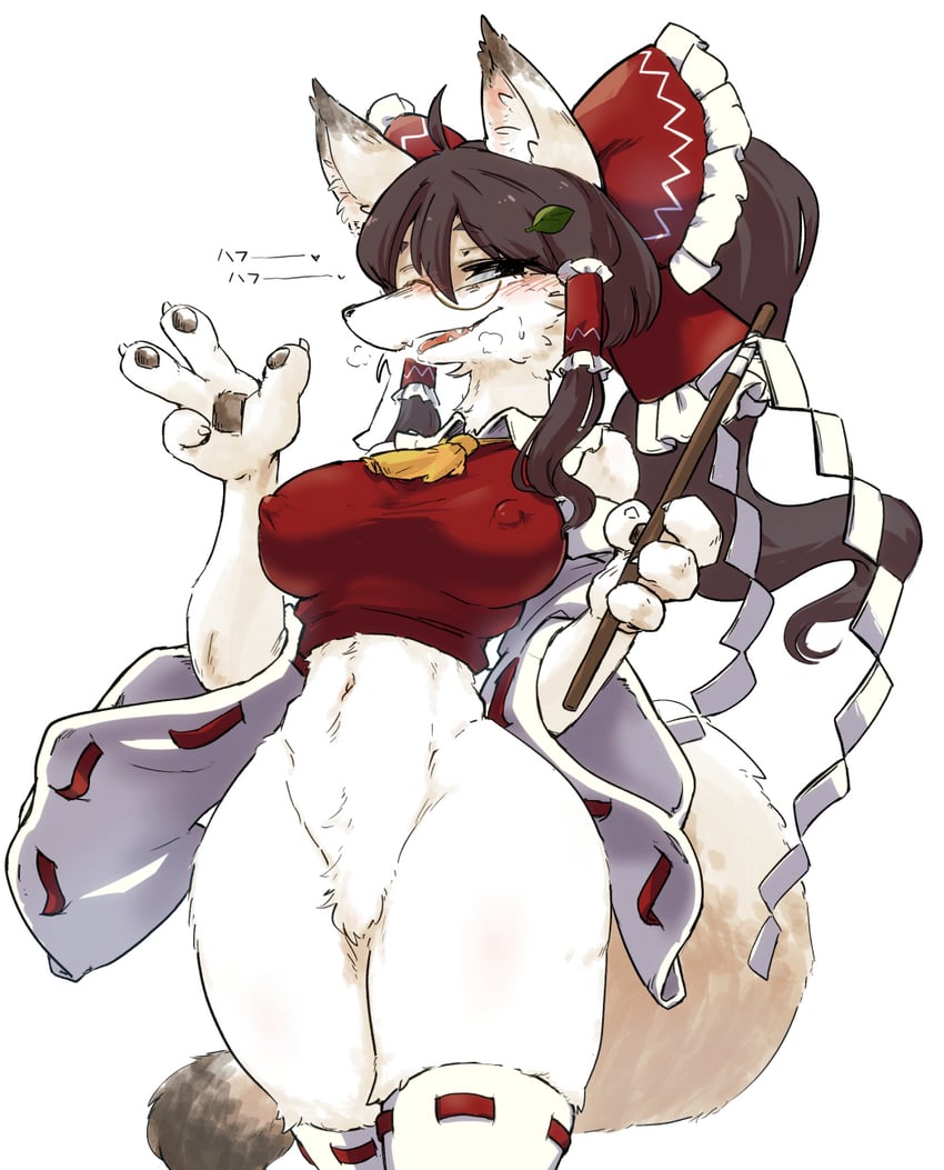hakurei reimu and futatsuiwa mamizou (touhou) drawn by uisu_(noguchipint)