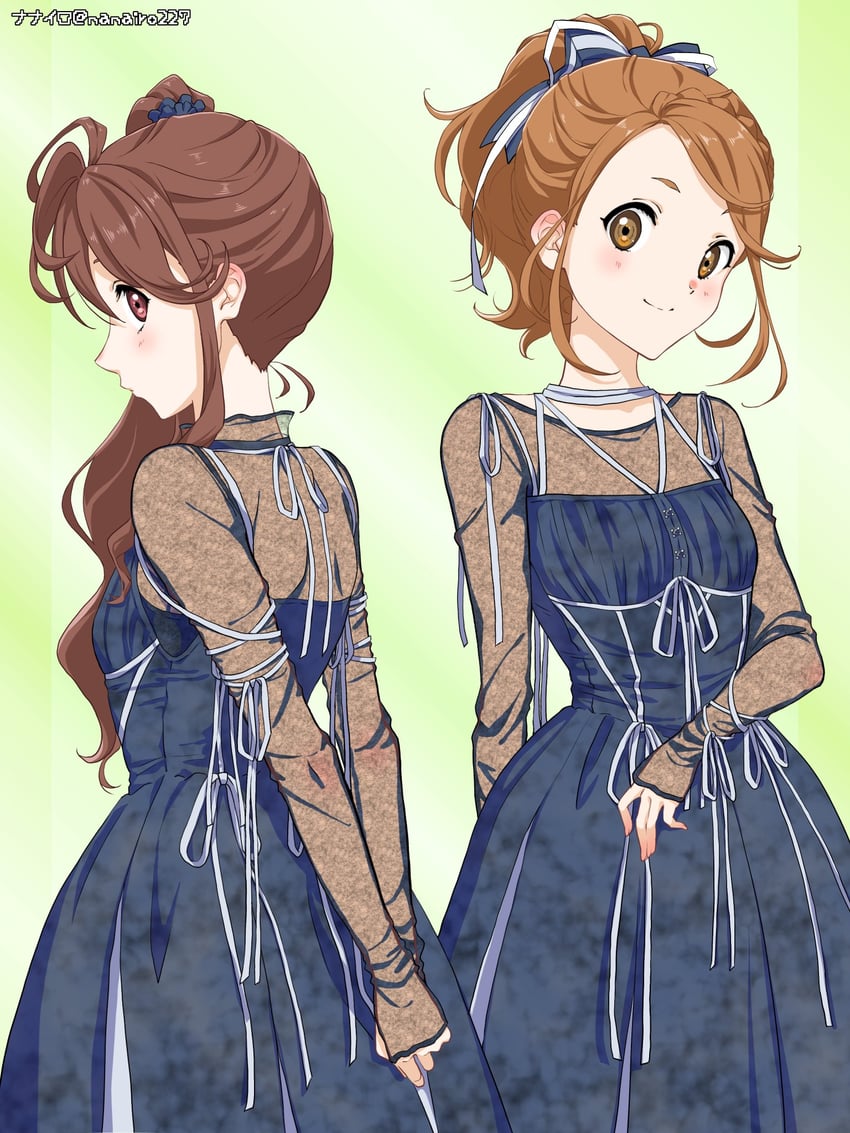 toda jun and kono miyako (22/7) drawn by nanairo_(nanairo227)