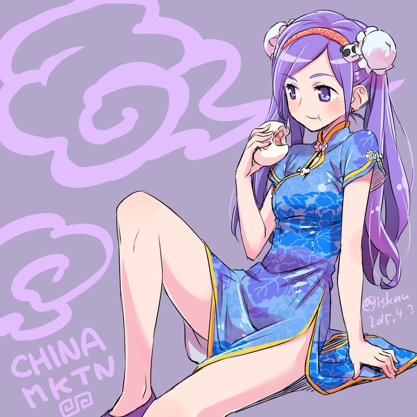 aono miki (precure and 1 more) drawn by isedaichi_ken