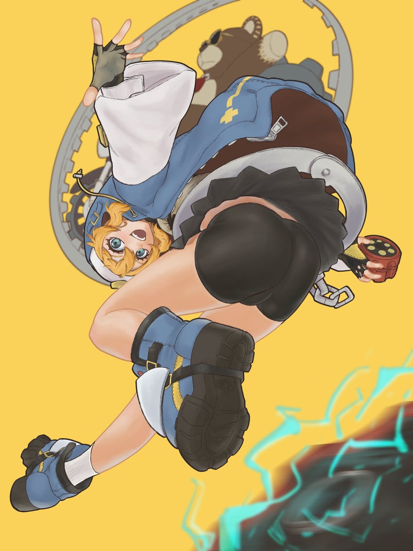 bridget and roger (guilty gear and 1 more) drawn by tororo_kafka