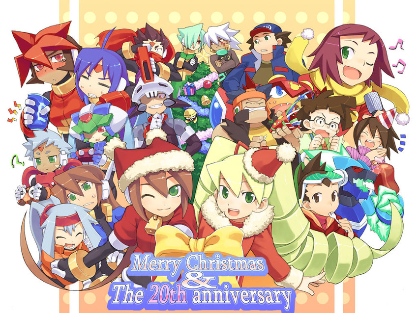 aile, sonia strumm, pandora, luna platz, model w, and 13 more (mega man and 3 more) drawn by shigehiro_(hiroi_heya)