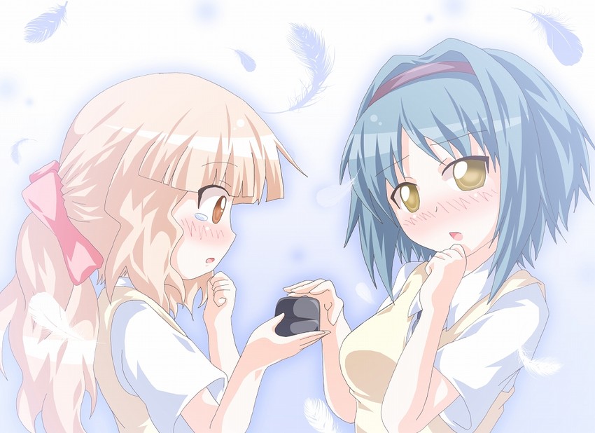 oomuro sakurako and furutani himawari (yuruyuri) drawn by kagerou_(kers)