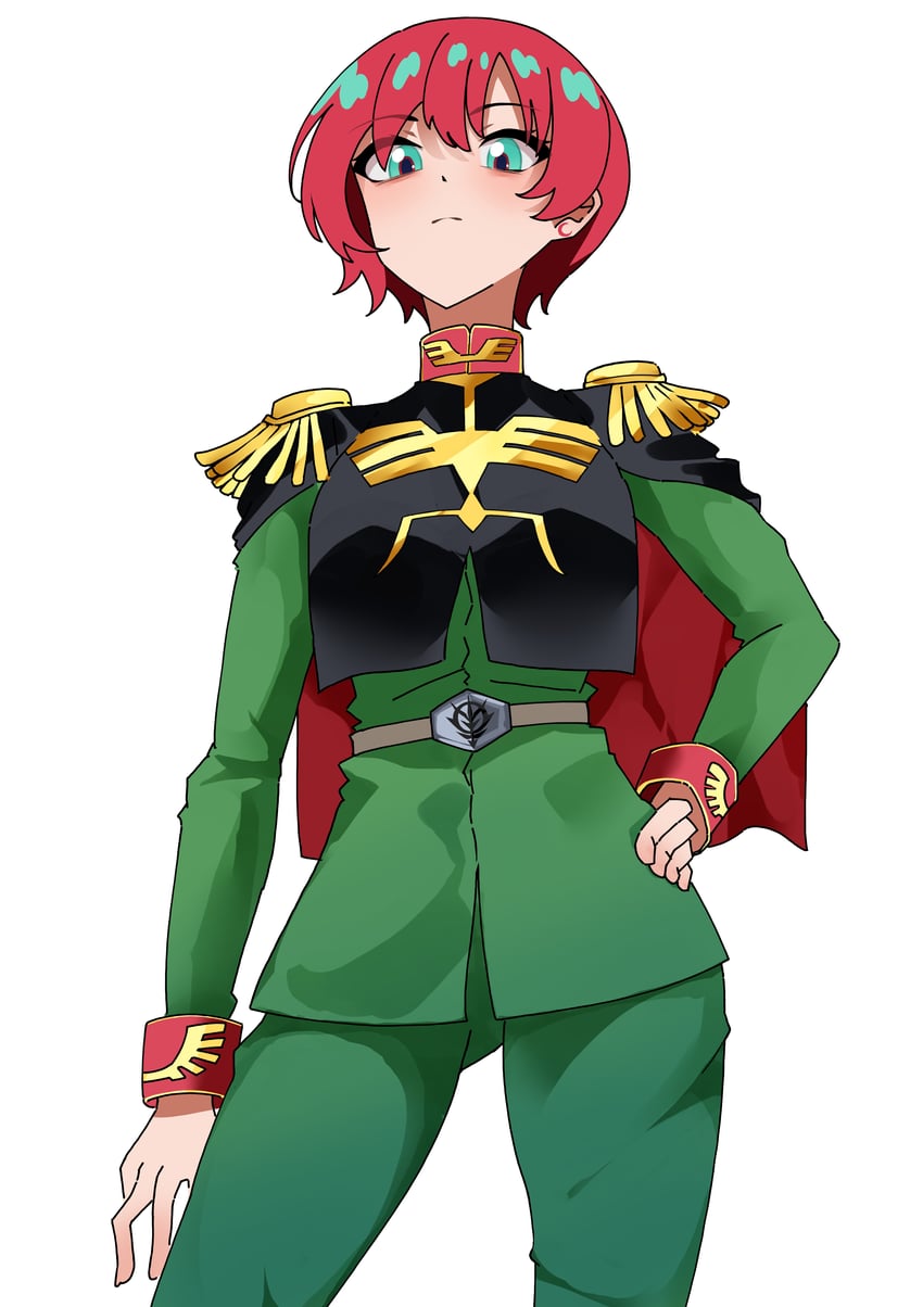 amate yuzuriha (gundam and 1 more) drawn by senrihinzk
