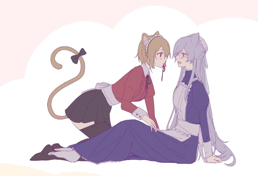 kayamori ruka and izumi yuki (heaven burns red) drawn by scorpio95715391