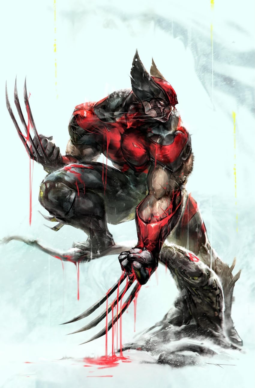 wolverine (marvel and 1 more) drawn by ivan_tao