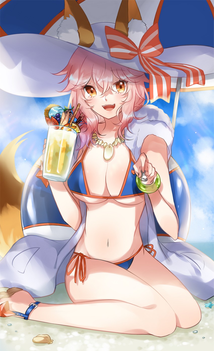 tamamo and tamamo no mae (fate and 1 more) drawn by trudy0816
