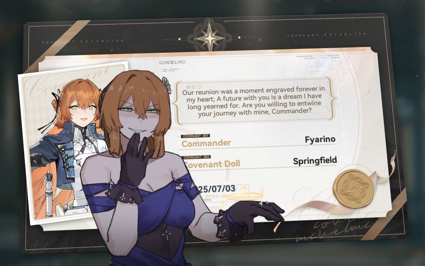 springfield (girls' frontline and 1 more) drawn by natawaru