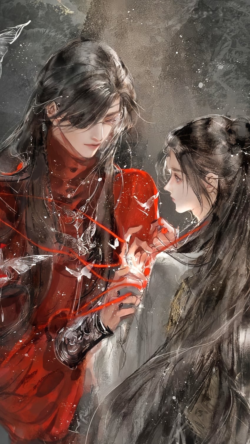 xie lian and hua cheng (tianguan cifu) drawn by lh7-7