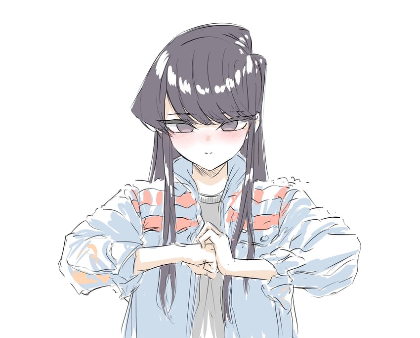 komi shouko (komi-san wa komyushou desu) drawn by mitsugu