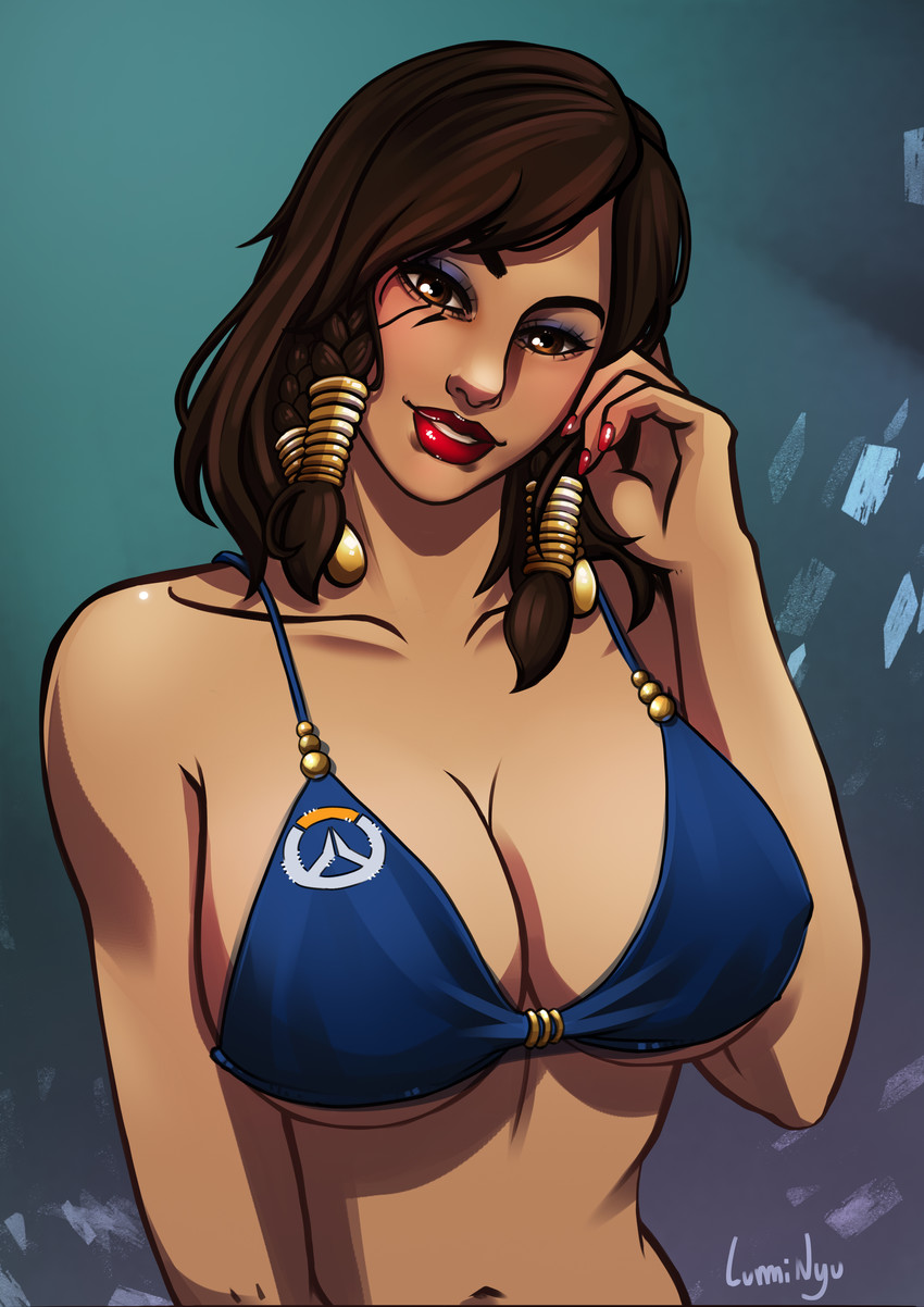 pharah (overwatch and 1 more) drawn by luminyu