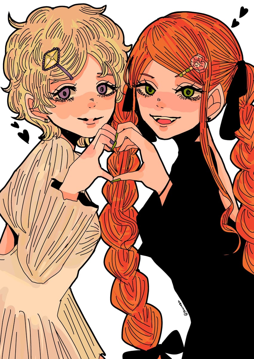 chocolat meilleure and vanilla mieux (sugar sugar rune) drawn by yuzuha_takamura