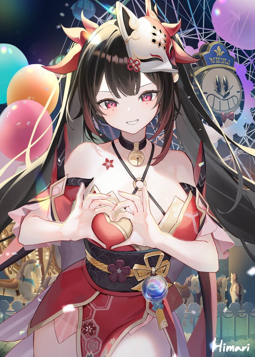 sparkle and clockie (honkai and 1 more) drawn by himari_(himari_ttc)