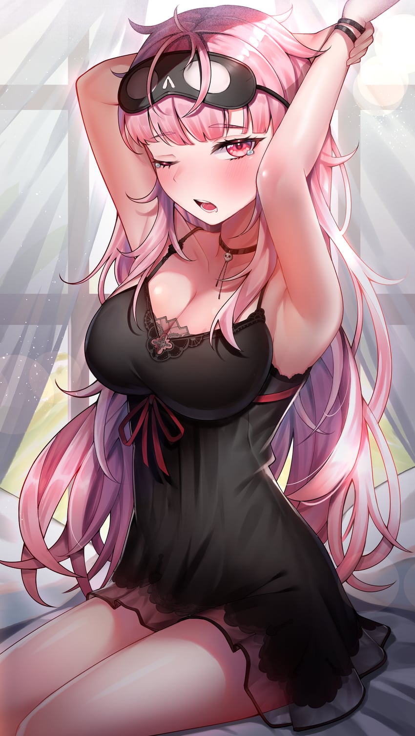 mori calliope (hololive and 1 more) drawn by libratul