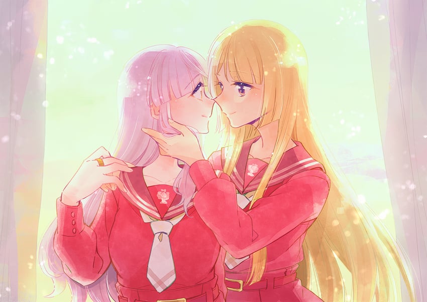 kon kanaho and miyagawa takane (assault lily) drawn by sorato_(astllatte)