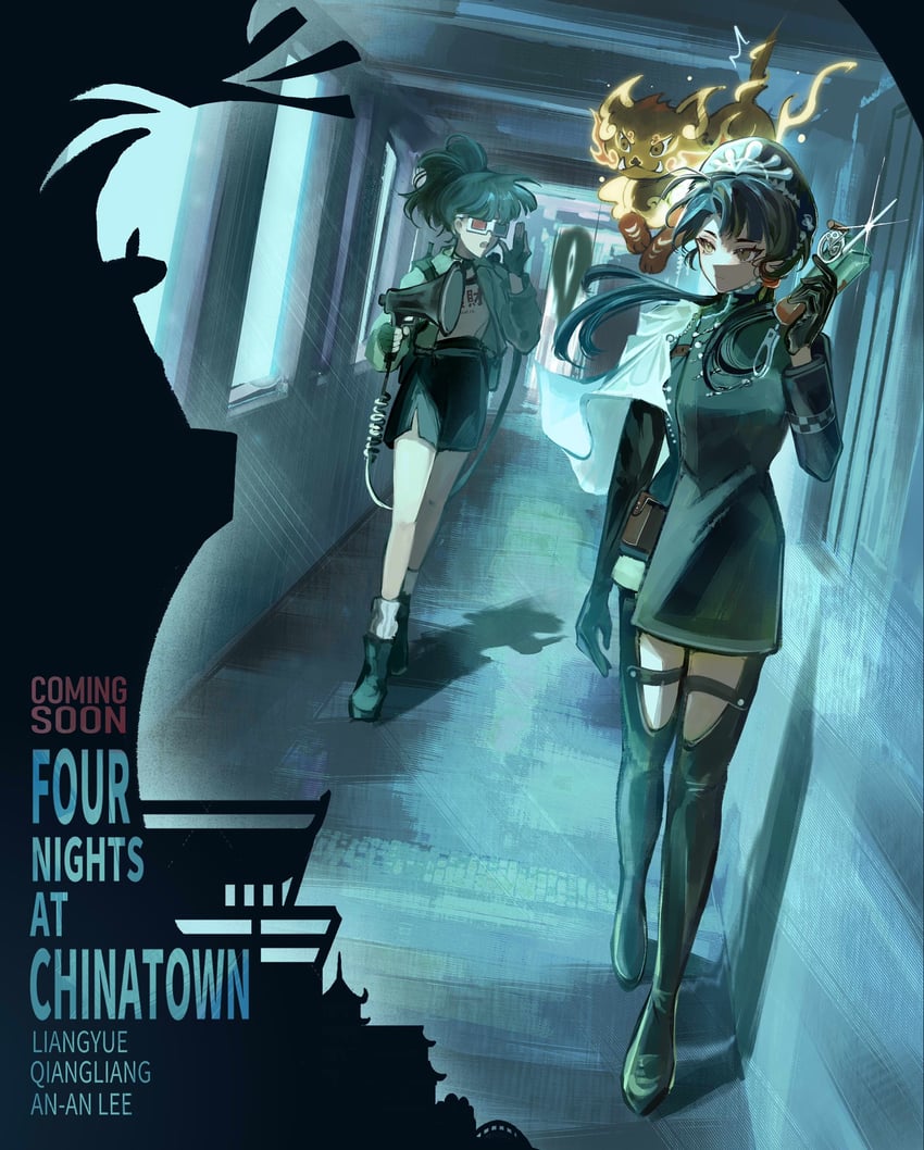 an-an lee, liang yue, and qiangliang (reverse:1999) drawn by klepon