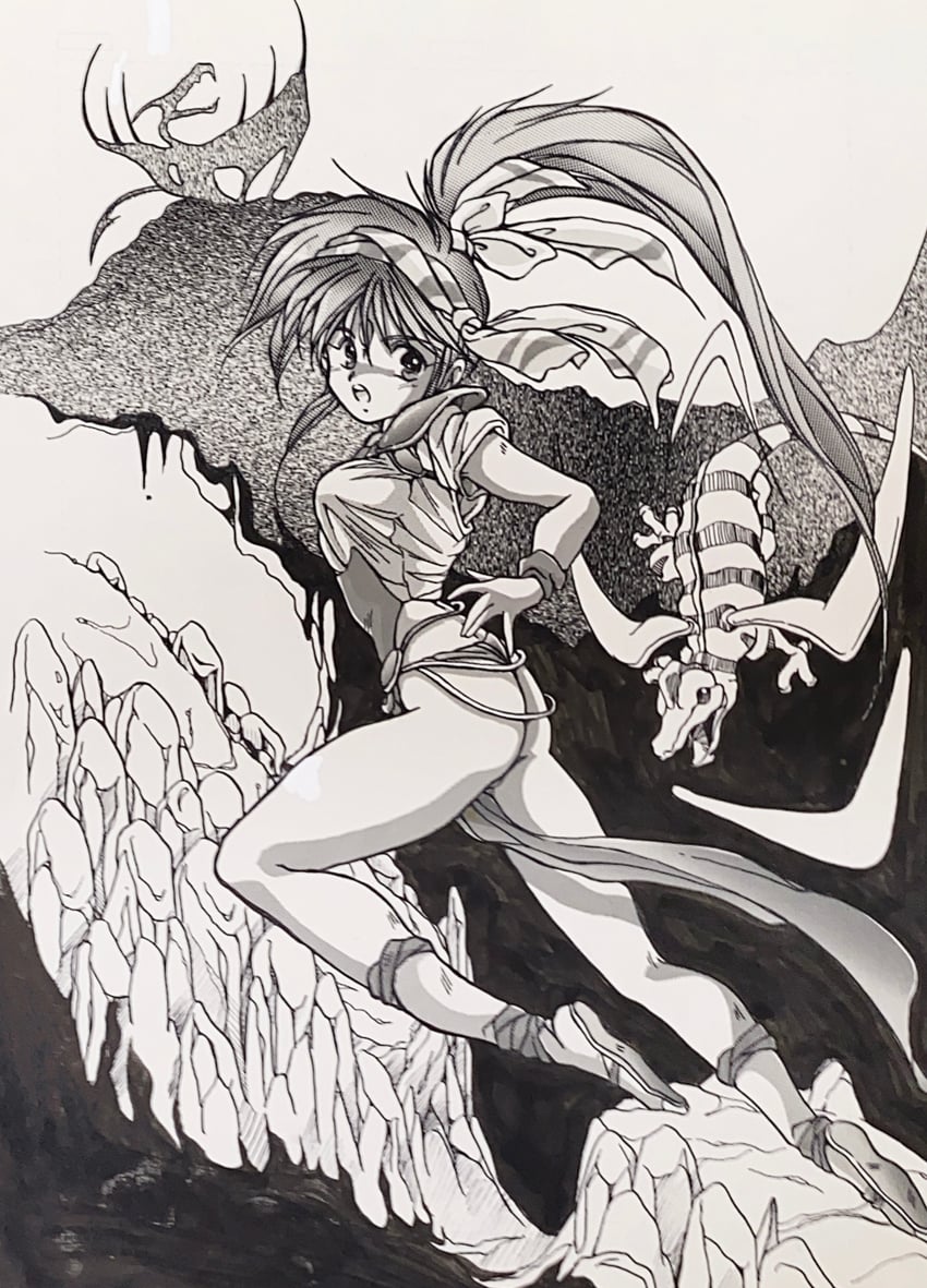 alisia dragoon and boomerang lizard (alisia dragoon)