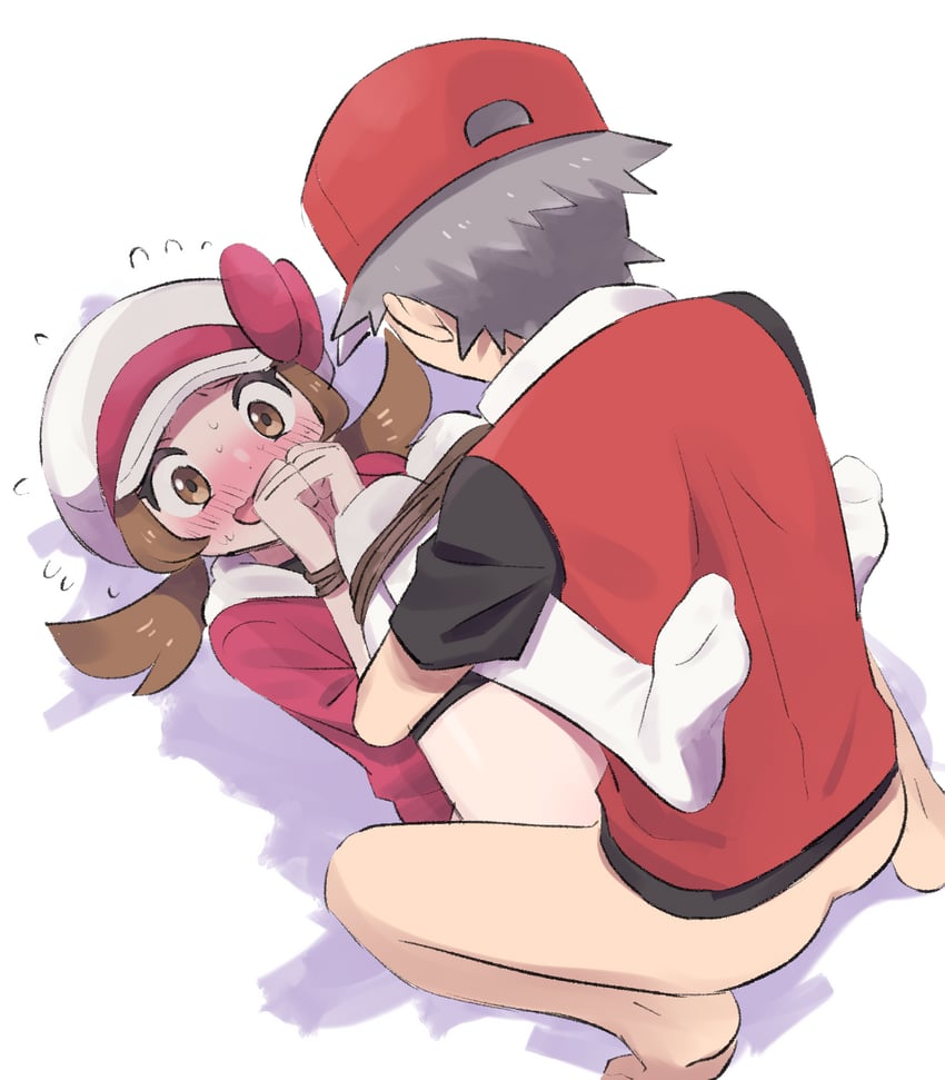red and lyra (pokemon and 2 more) drawn by pumpkinpan