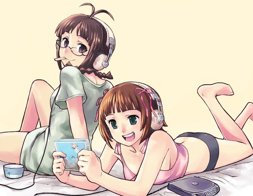 amami haruka and akizuki ritsuko (idolmaster and 1 more) drawn by chan_co