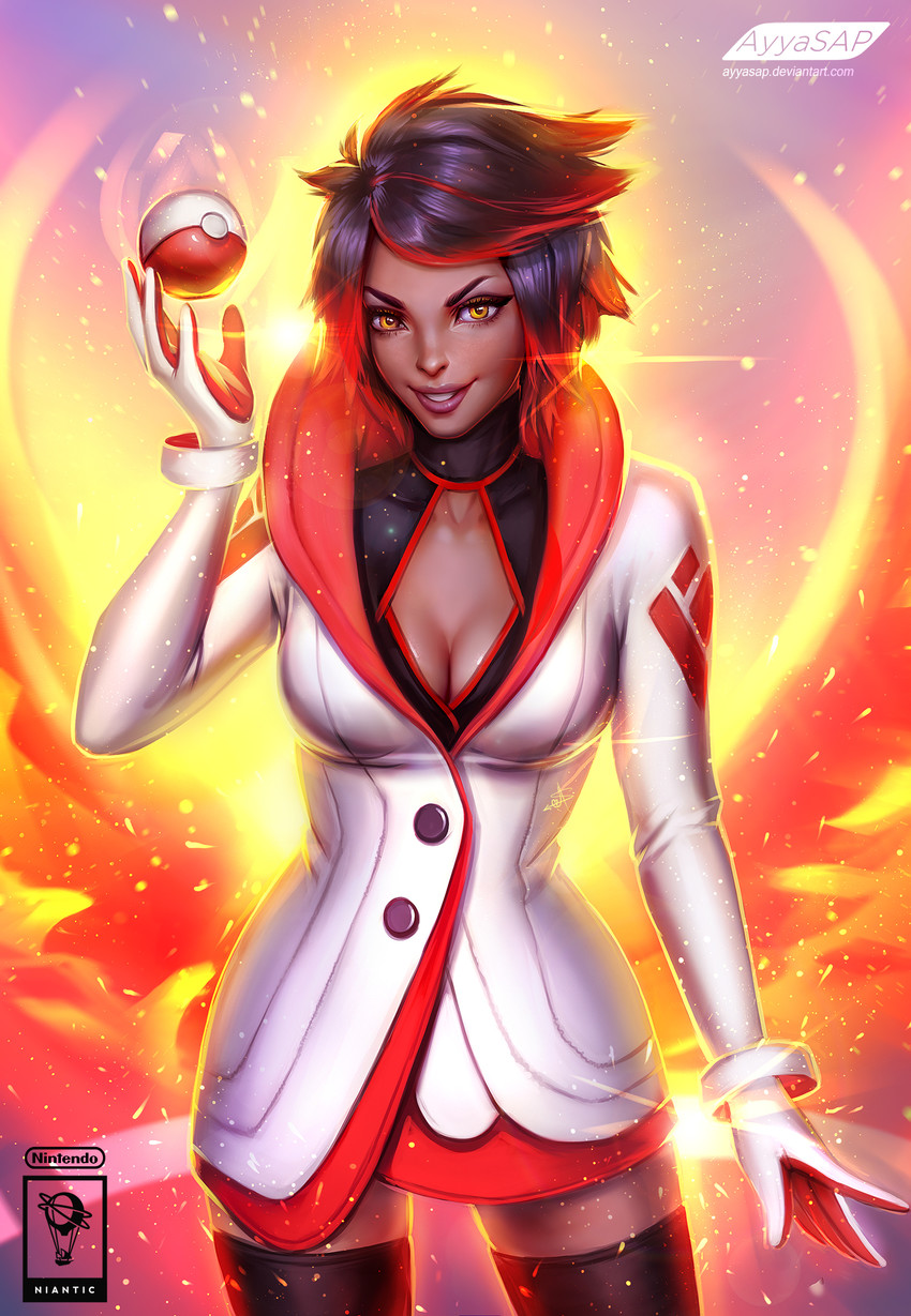 candela (pokemon and 3 more) drawn by ayya_sap