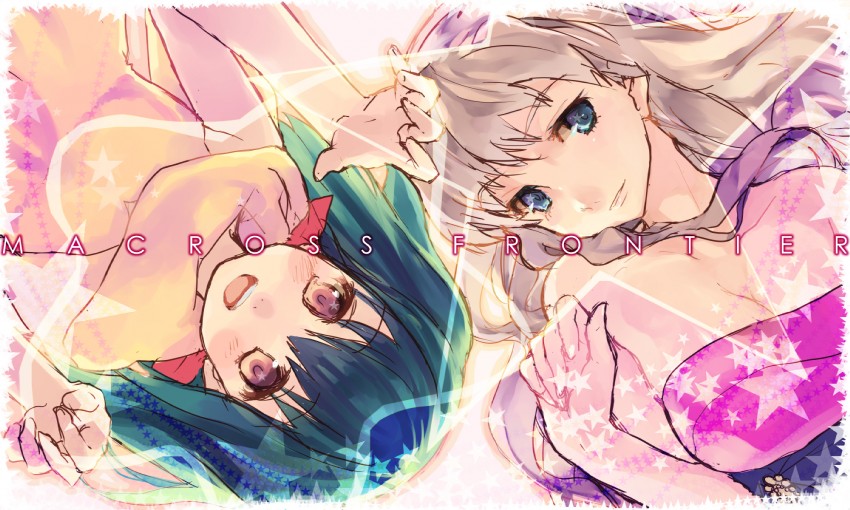 sheryl nome and ranka lee (macross and 1 more) drawn by kaimuari