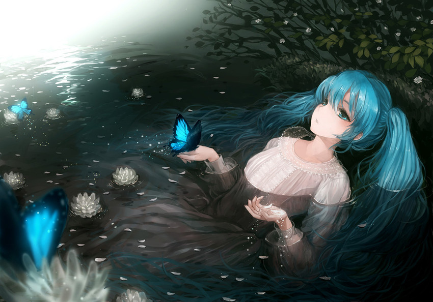 hatsune miku (vocaloid and 1 more) drawn by suzushiro_sayu