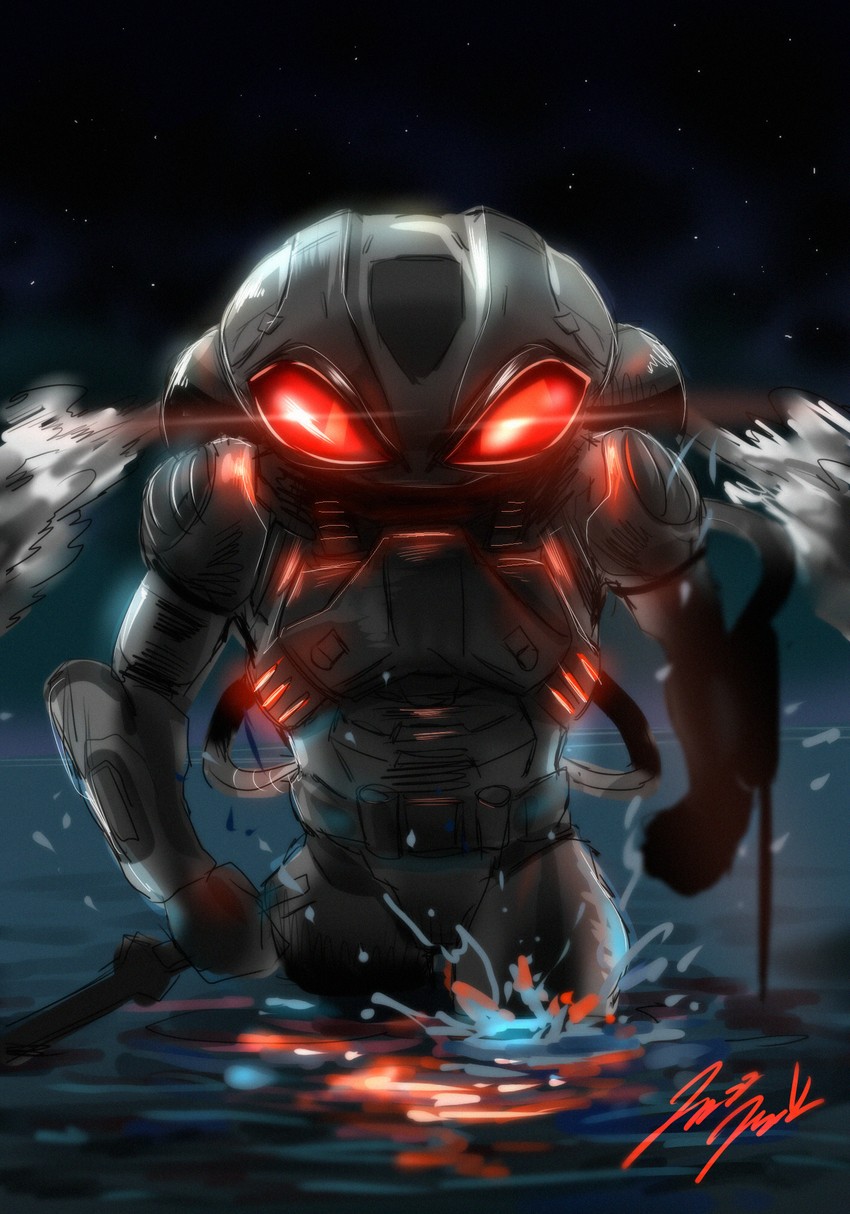 black manta (dc comics and 1 more) drawn by jazz_jack