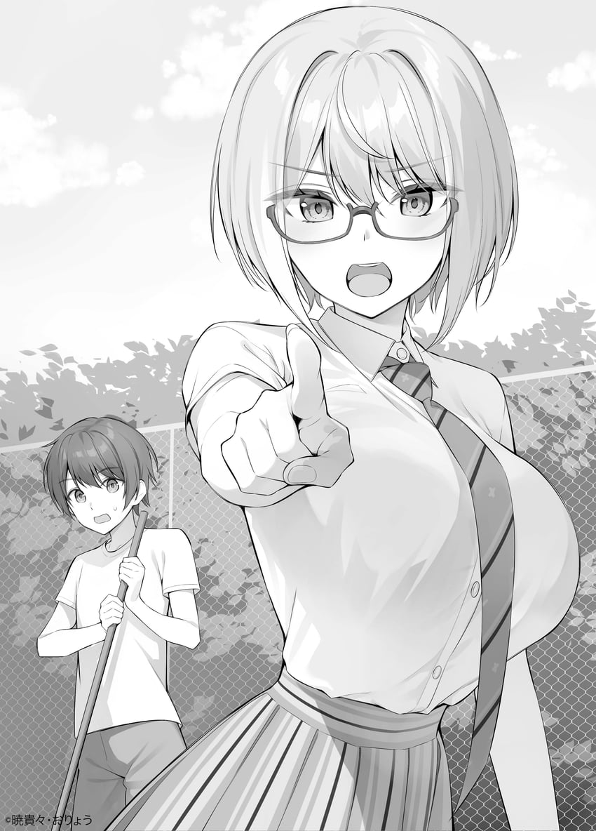 daigo sakurako and kyousaka kei (kounai sandai bijo no himo shitemasu) drawn by oryo_(oryo04)