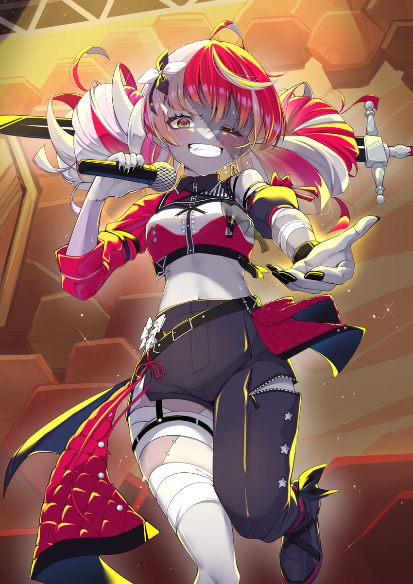 kureiji ollie (hololive and 1 more) drawn by kghazir
