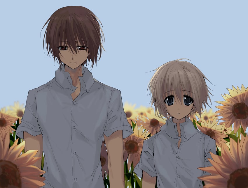 natsume kei and kusanagi naoya (sakura no uta and 1 more) drawn by kasukasugom1
