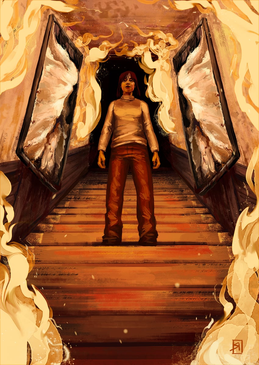 angela orosco (silent hill and 1 more) drawn by princerevenant