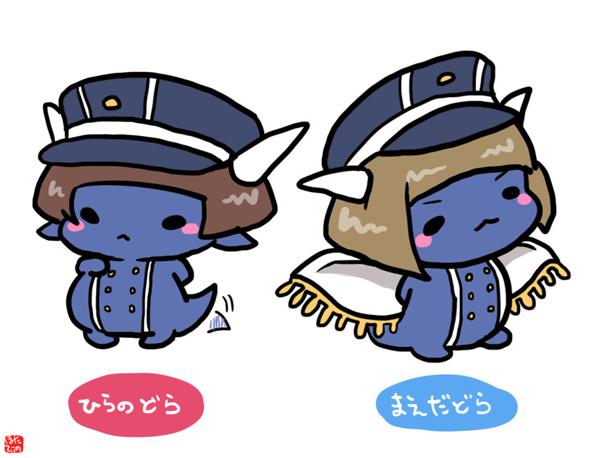 maeda toushirou and hirano toushirou (touken ranbu) drawn by hotathino