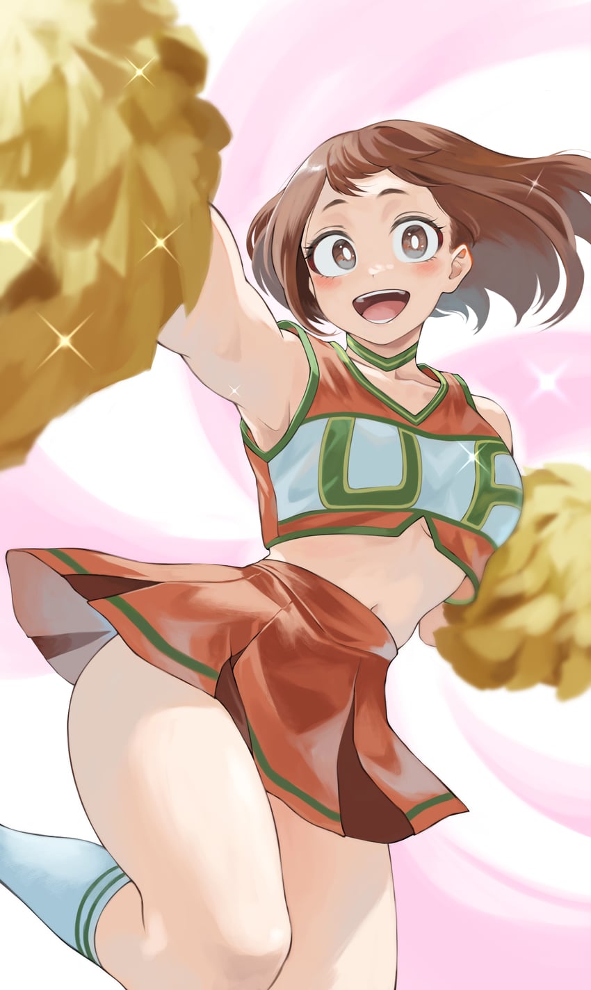 uraraka ochaco (boku no hero academia) drawn by fengling_(furin-jp)