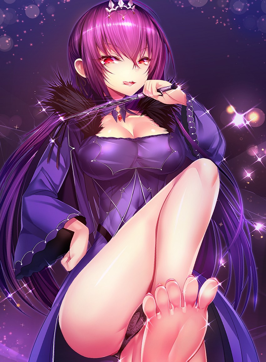 scathach and scathach skadi (fate and 1 more) drawn by silly_(marinkomoe)