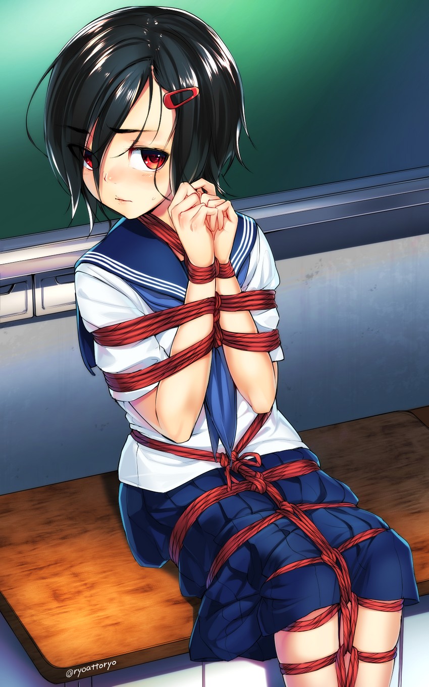 hashima renge (original) drawn by ryou@ryou