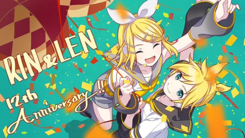 kagamine rin and kagamine len (vocaloid) drawn by colorful_palette