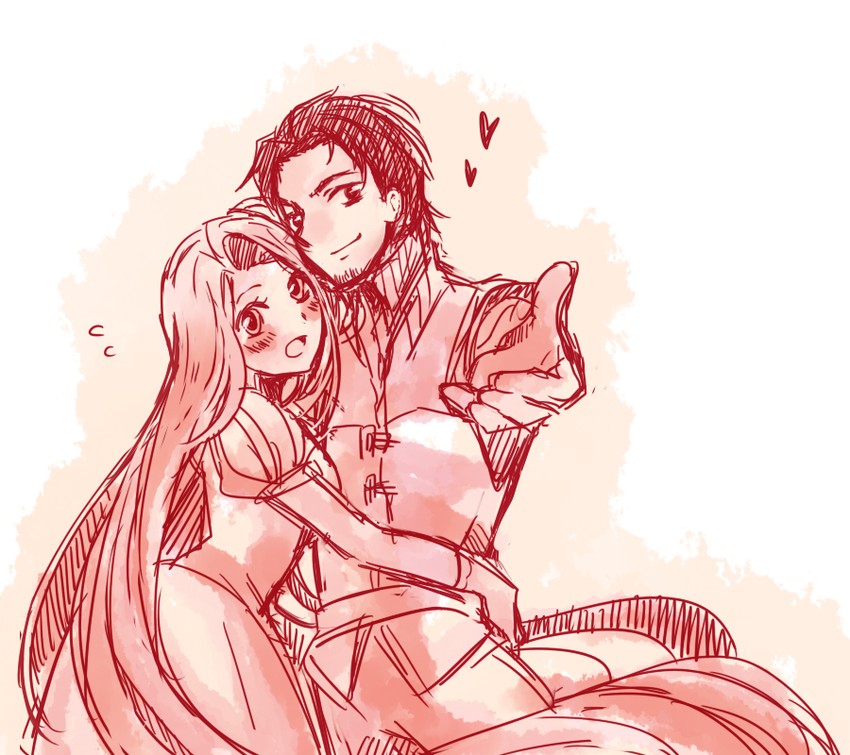 rapunzel and flynn rider (tangled) drawn by maseri_0117
