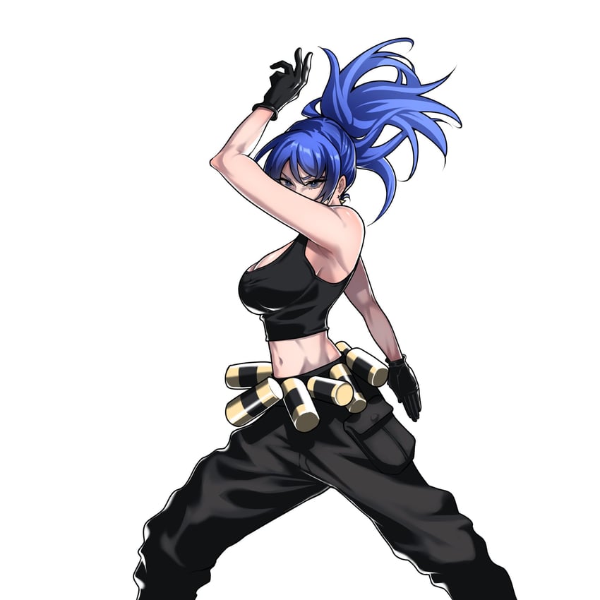 leona heidern (the king of fighters and 1 more) drawn by 3ryuhwanjang