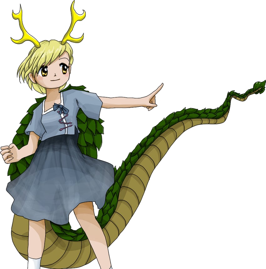 kicchou yachie (touhou and 1 more) drawn by zun_(artist)
