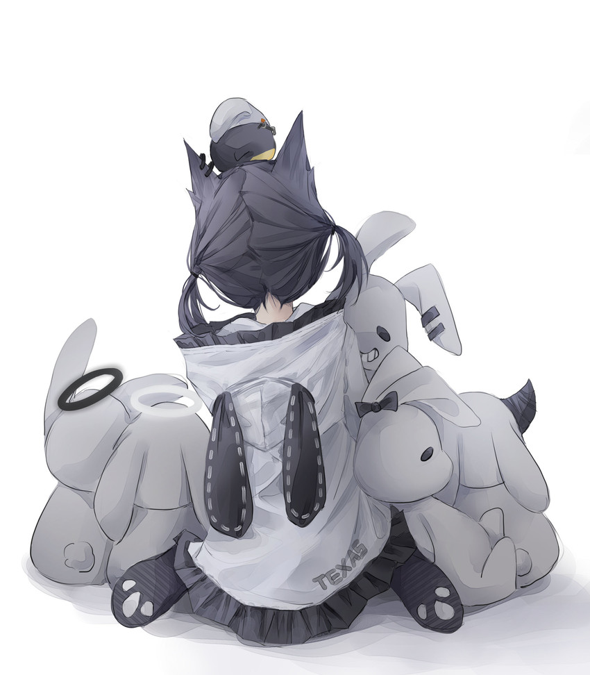 texas, lappland, exusiai, mostima, sora, and 2 more (arknights) drawn by 0_(znanimo)